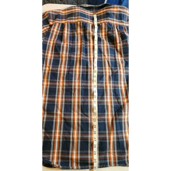 Carhartt Men's Shirt Button Down Short‎ Sleeve Relaxed Fit XL Front Pocket Plaid - Picture 7 of 8